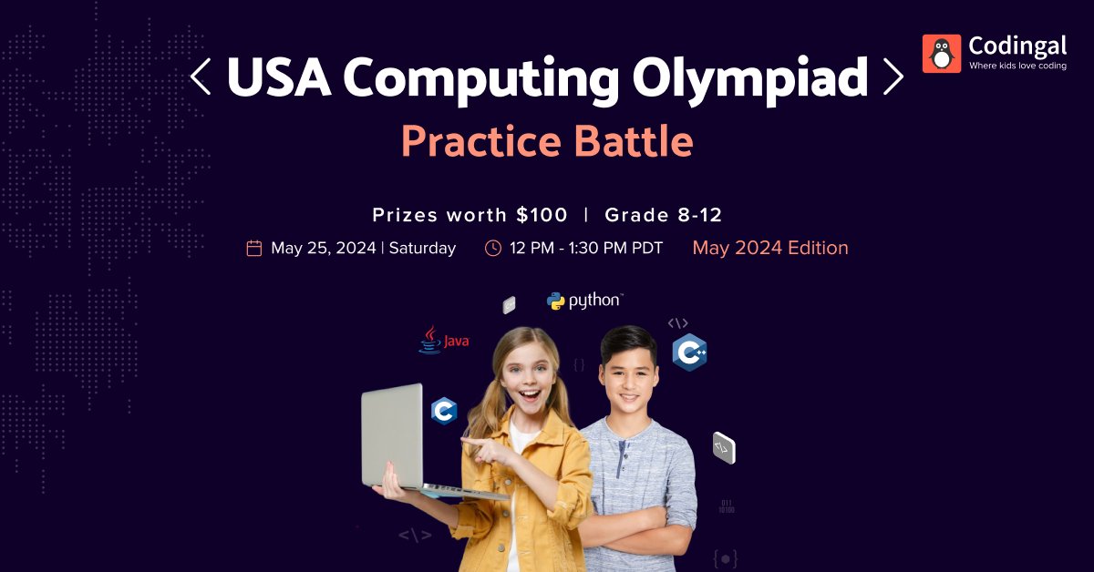USA Computing Olympiad Practice Battle May 2024 Codingal